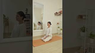 Master Vajrasana for a happy stomach Start your journey now yoga shorts shortvideo yogabygunj [upl. by Arvonio684]