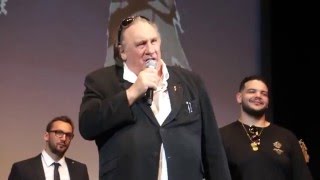 Cannes 2016  Gérard Depardieu en pleurs à la Quinzaine des réalisateurs [upl. by Malas]