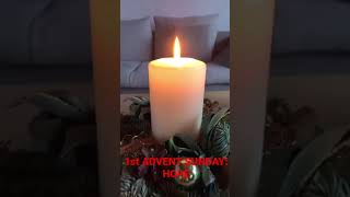 First Advent Sunday 2021  First candle lightning to CHRISTMAS [upl. by Itsa]