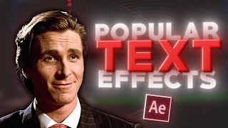 Popular TikTok Text Effect Tutorial I After Effects Beginner Guide [upl. by Edea]