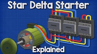 Star Delta Starter Explained  Working Principle [upl. by Cad]