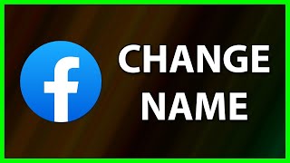 How to Change your Name on Facebook PC  2023 UPDATED [upl. by Wilmer]