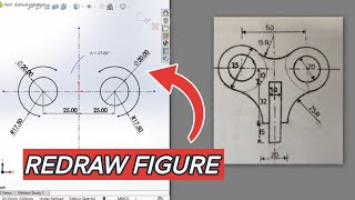 Redraw Figure Engineering Drawing Example 1 engineeringdrawing engineeringgraphics [upl. by Daugherty927]