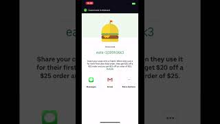 UBER EATS PROMO CODE 20 off your first order 25 minimum [upl. by Teena]