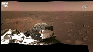 Les images historiques et le tout premier son enregistré sur Mars par le rover Perseverance [upl. by Annay773]