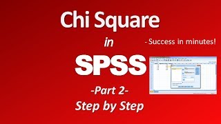 Chi Square Test in SPSS Part 2 [upl. by Jeremias96]