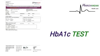 HbA1c Test Glycosylation of haemoglobin  Diabetes [upl. by Nafri768]