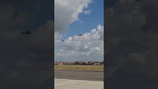 Two Helicopters Taking Off At Ciampino Airport foryou popular mustwatch [upl. by Yesnnyl951]