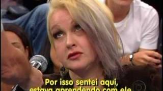 CYNDI LAUPER on ALTAS HORAS Brazilian tv show part 3 [upl. by Obla]