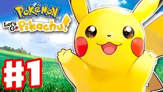 Pokemon Lets Go Pikachu and Eevee  Gameplay Walkthrough Part 1  Intro and Gym Leader Brock [upl. by Ahsiugal]