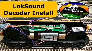 LokSound DCC Sound Decoder Installation in a HO Scale GP9 [upl. by Shanan]