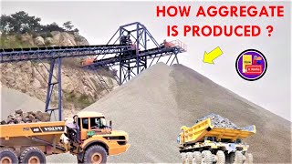 How construction Aggregate is produced  Aggregate [upl. by Demahom151]