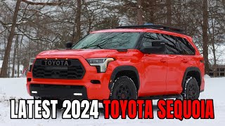 2024 Toyota Sequoia Review Spacious Powerful and Modern [upl. by Donald747]