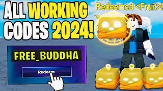 BLOX FRUITS NEW CODES ALL BUDDHA CODES IN NOVEMBER 2024 ROBLOX BLOX FRUITS CODES [upl. by Adim677]