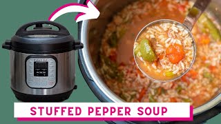 Instant Pot Stuffed Pepper Soup [upl. by Erbe808]