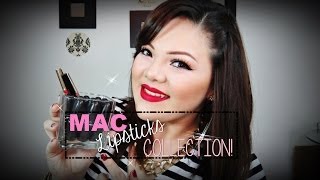 Mac Lipstick Collection  Try On [upl. by Swain]