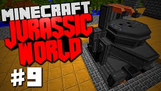 Jurassic World Minecraft Rexxit Modpack 9 quotRefinery Arc Furnace Sky Hook Dilophosaurquot [upl. by Nywde]