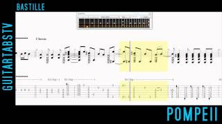 Pompeii by Bastille Fingerstyle Guitar Pro Tabs Arrangement by GP [upl. by Googins]