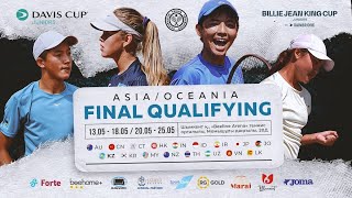 🎾 Корт №7  Asia  Oceania Final Qualifying Billie Jean King Cup Juniors 130524 [upl. by Nylram]