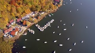 Jezioro Rożnowskie przystań Znamirowice Tęgoborze Małopolska Yuneec Q500 4K Camera Drone Review [upl. by Ashby]