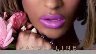 Maybelline Color Sensational  quotRebel Bloomquot Lipstick Collection TV Commercial Spring 2015 [upl. by Nodrog]