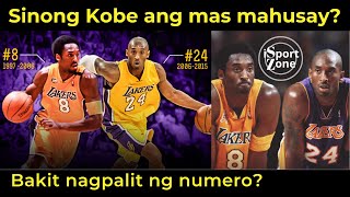 DAHILAN at KAHULUGAN ng Jersey Numbers ni Kobe Bryant na 8 at 24 From Baby Kobe to The Black Mamba [upl. by Sofie]