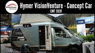 Hymer VisionVenture  Concept Car auf der CMT 2020 [upl. by Etnelav]