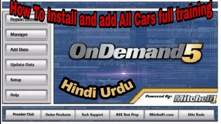 How to Install Mitchell OnDemand5 Tools With All Cars Data All Pc Free In Hindi Urdu [upl. by Thorlie]