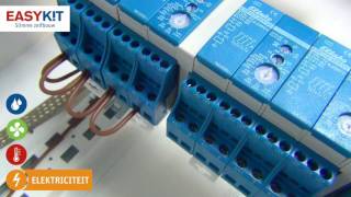 Zelf je Eltako relais voorbekabelen in je zekeringskast Zelfbouw elektriciteit met Easykit [upl. by Phebe]