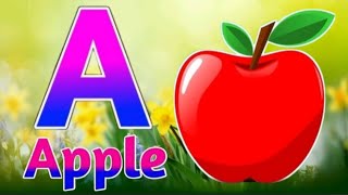 A for apple b for ball song abcd song abcd rhymes video abcd learning abcd song Cartoon [upl. by Anaitat]