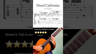 Hotel California by The Eagles Classical Guitar Lesson fingerstyle classicalguitar [upl. by Adah]