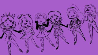 Haus of Holbein really crappy animatic  musical SIX [upl. by Alice]