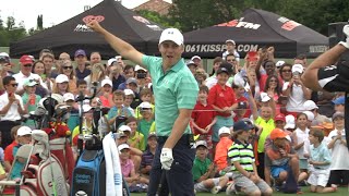 Jordan Spieth Pulls Off Marshmallow Stunt [upl. by Traci669]