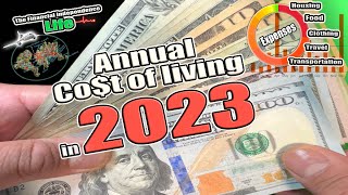 2023 Annual Cost of living 🇺🇸 USA What does coasting financial independence expenses look like [upl. by Nivlak213]