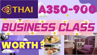 Thai Airways Business Class A350900 l Good Value  l Munich  Bangkok [upl. by Otecina]