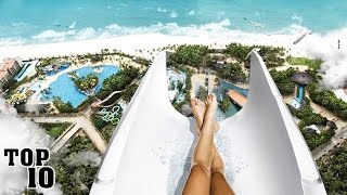 Top 10 Scariest Water Slides In The World [upl. by Milde]