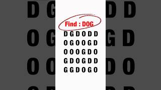 Find the Word on Screen “ DOG “ [upl. by Arreyt943]