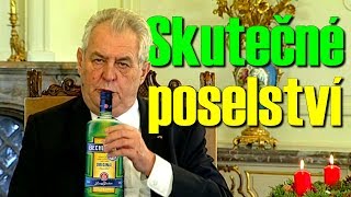 Skutečné poselství prezidenta  VYŘAZENÉ ZÁBĚRY [upl. by Adelind]