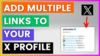 How To Add Multiple Links To Your Twitter  X Profile in 2024 [upl. by Shafer50]