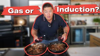 Gas Top Vs Electric Induction Top Cooking  Which will sear a steak better [upl. by Celina]