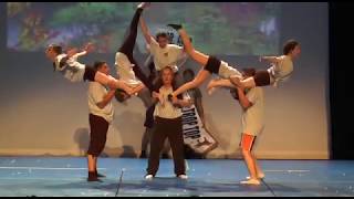 Acro UNSS Yonne 2017 39Waouh par le Lycée Fourier [upl. by Lisa]