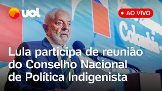 🔴 Lula ao vivo Presidente participa de reunião do Conselho Nacional de Política Indigenista [upl. by Narad]