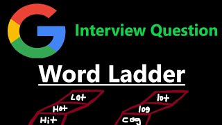 Word Ladder  Breadth First Search  Leetcode 127  Python [upl. by Gerry]