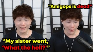 Sykkuno talks about AWKWARD moment with his SISTER says Amigops is DEAD [upl. by Hugh549]