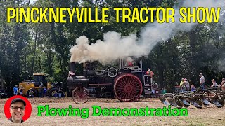 Plowing Demonstration 🚜 Steam tractors 🤠 Pinckneyville Illinois Tractor Show 2023 tractor [upl. by Behlke747]