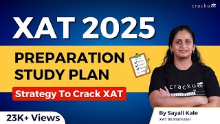 🚀 XAT 2025 Preparation Studyplan  Strategy To Crack XAT By Sayali Maam 99998ler in XAT [upl. by Bernat]