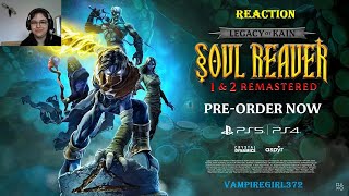 Soul Reaver 1 amp 2 Remaster Trailer  Reaction [upl. by Wennerholn]