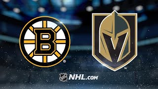 Subban gets first NHL win as Vegas beats Boston 31 [upl. by Iseabal]