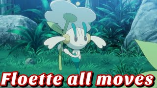 floette all attacks amp moves PokemonTSCRChannel [upl. by Reeba]