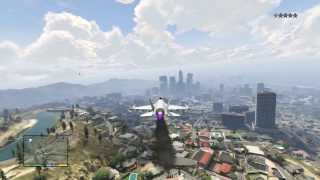 GTA 5  Cómo robar un avión caza [upl. by Akinit133]